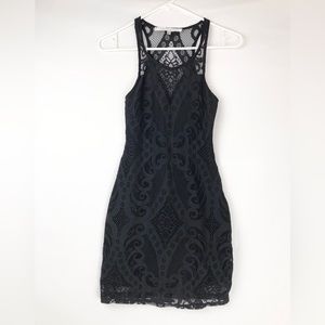 BOGO FREE Lovers and Friends Wild‎ At Heart Lace Dress Navy Blue Size XS Mini